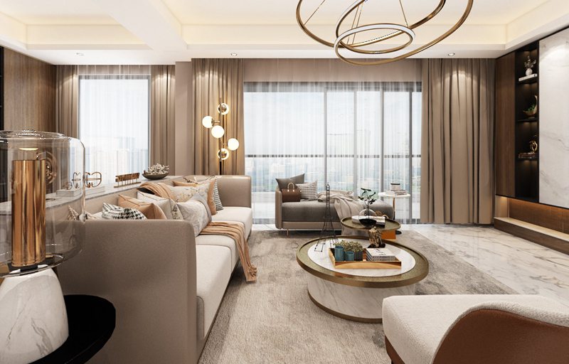 低調內斂的現代輕奢風，溫馨之家！