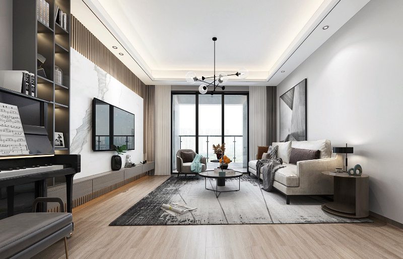 大族云峰100平現(xiàn)代輕奢