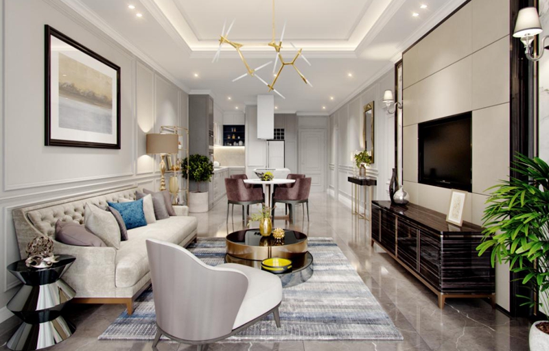 瀾灣花園簡歐風(fēng)格，呈現(xiàn)出摩登美學(xué)