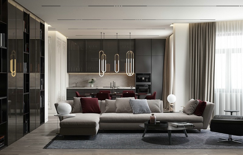 博林君瑞160平現(xiàn)代輕奢