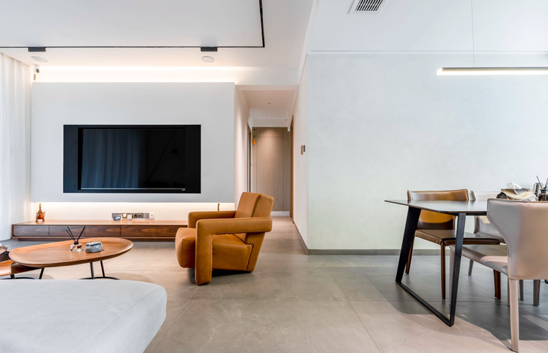 中森公園華府130平現(xiàn)代簡(jiǎn)約風(fēng)格裝修