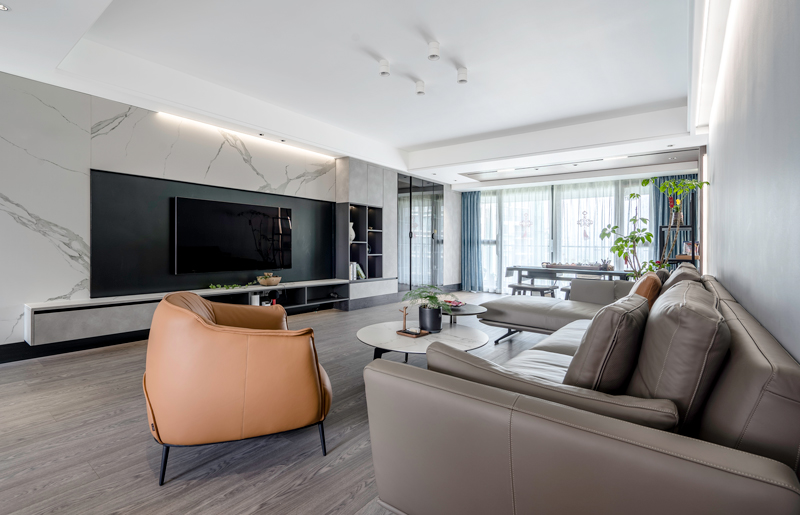 金地網球花園150平現代輕奢