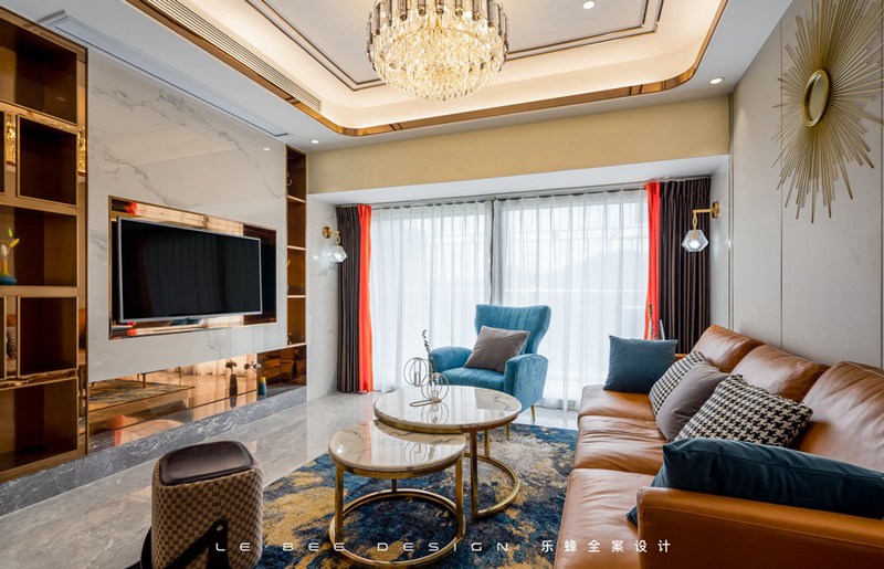 博林天瑞 80㎡ 現代輕奢風格裝修