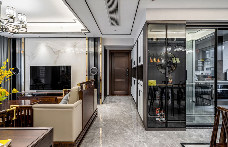 光明·正大城110㎡中式風(fēng)格，靜臥觀影的閑適