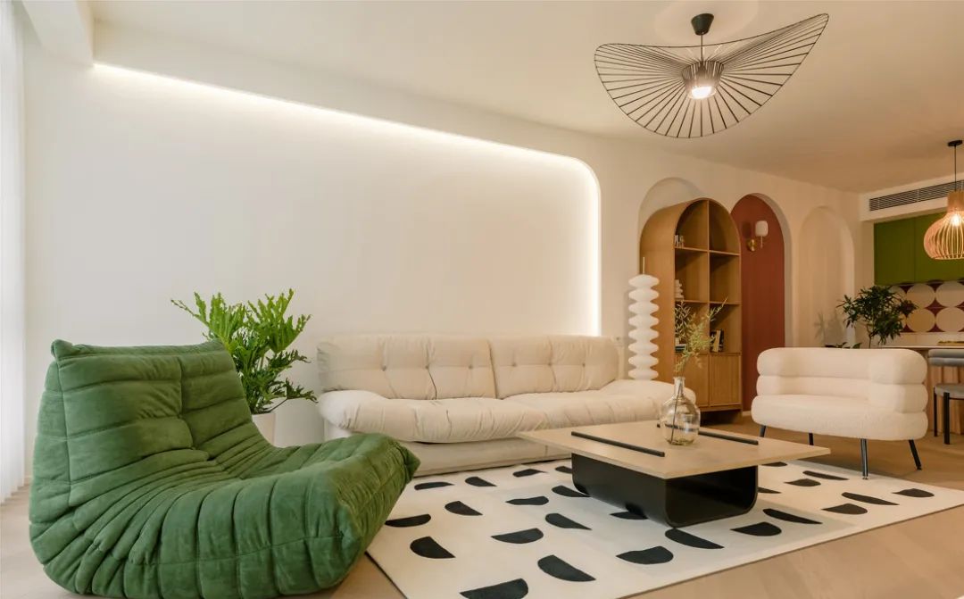 寶安·大悅城104㎡現代奶油風