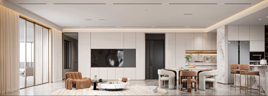 福田·巴登村，244㎡現(xiàn)代簡約風