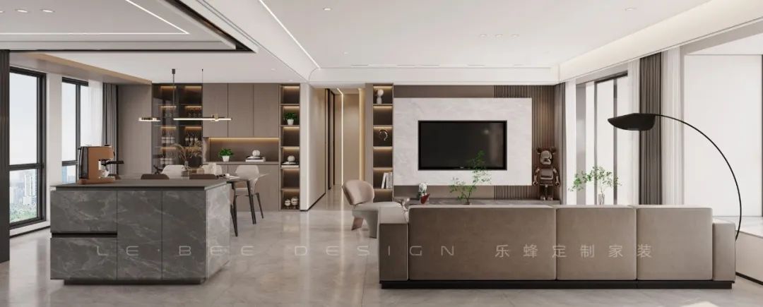 深圳·QCC前城|112㎡意式輕奢，裝出200㎡既視感