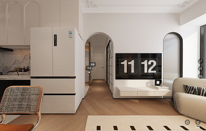 深圳·鴻基大廈|68㎡中古風