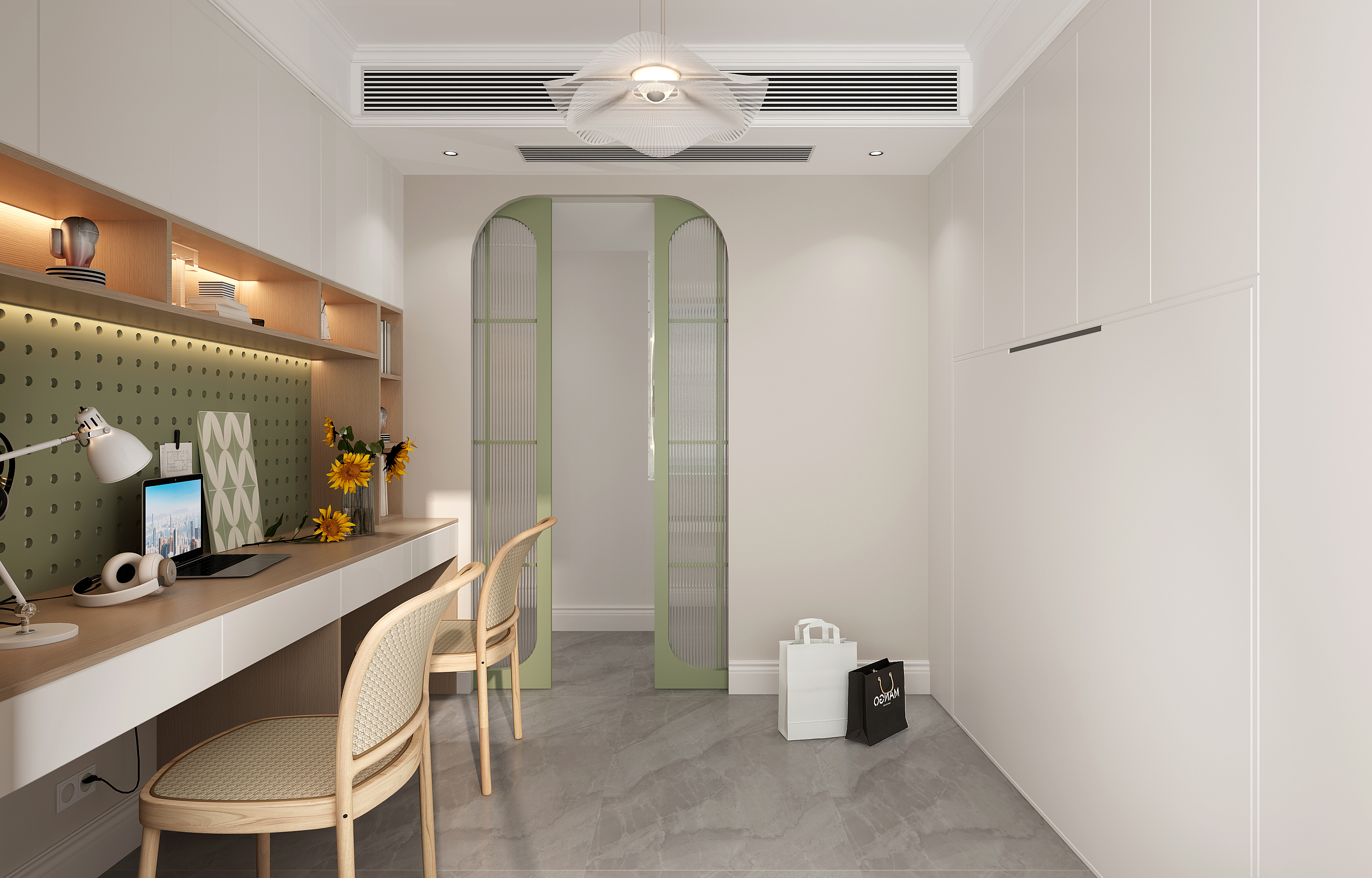 城中雅苑125㎡奶油風(fēng)