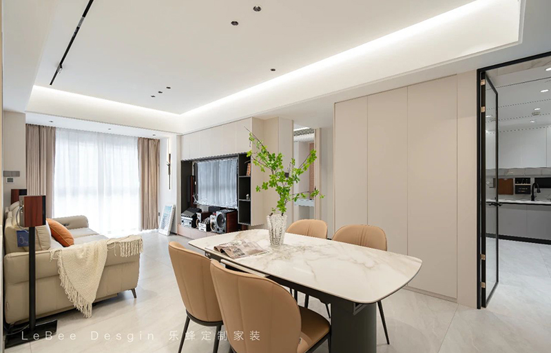 東海富匯豪庭77㎡溫馨奶油風(fēng)