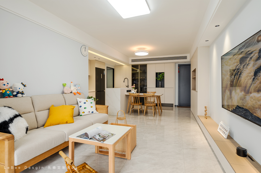 深圳. 梧桐山新居| 90㎡現代簡約，小戶型救星！實用與高級感并存！