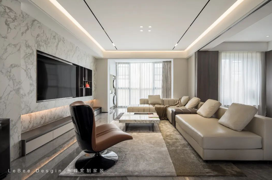 深圳·雍華府 | 現代輕奢127㎡：打破空間界限，重構生活美學